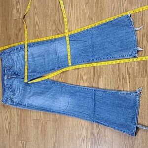 PUR PREMIUM VINTAGE 29x32 GIRLS WOMENS 1997 BARDOT BOOTCUT FLARE FADE JEANS